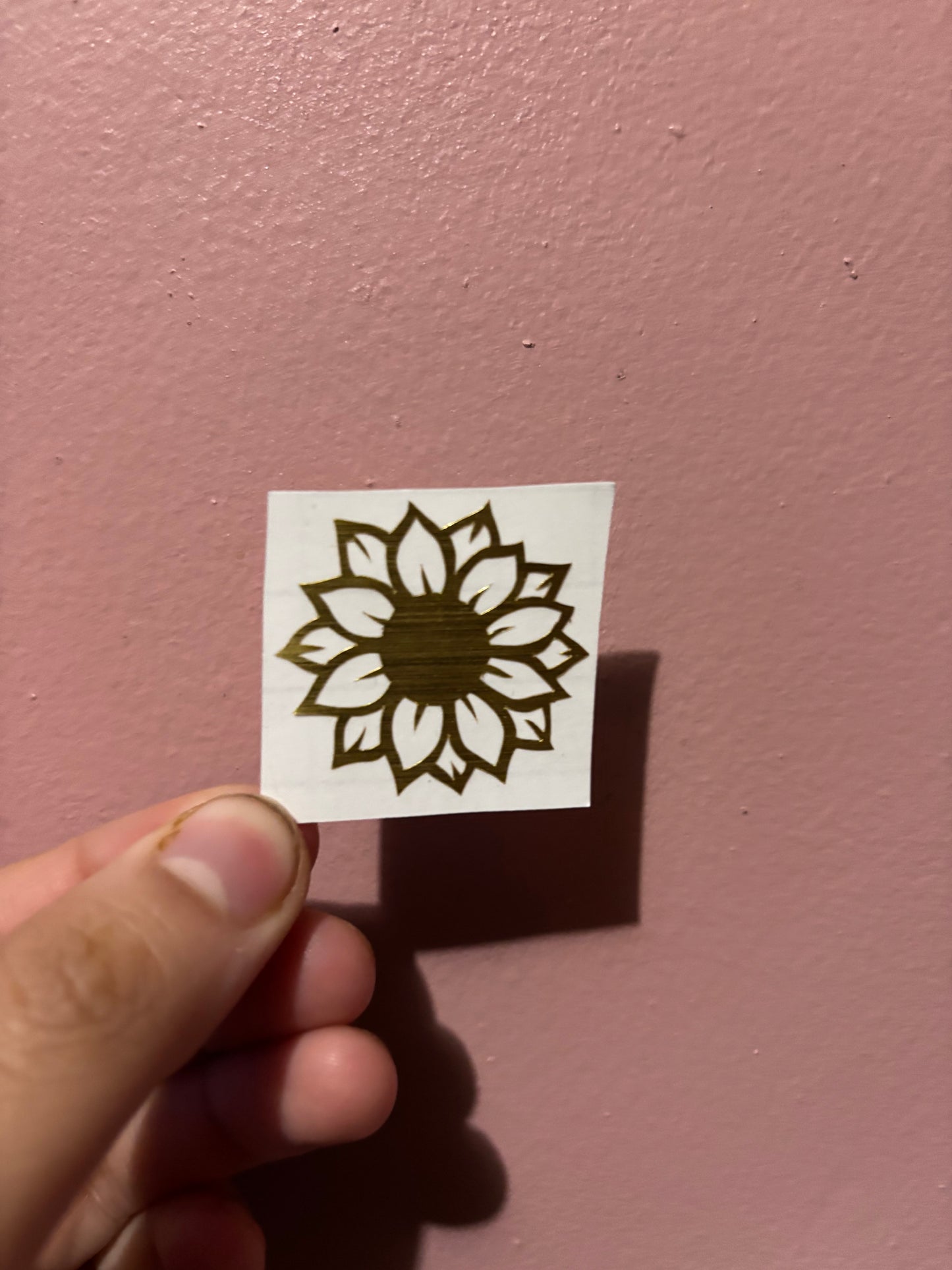 Gold Flower Vinyl Sheet (Small Vinyl)