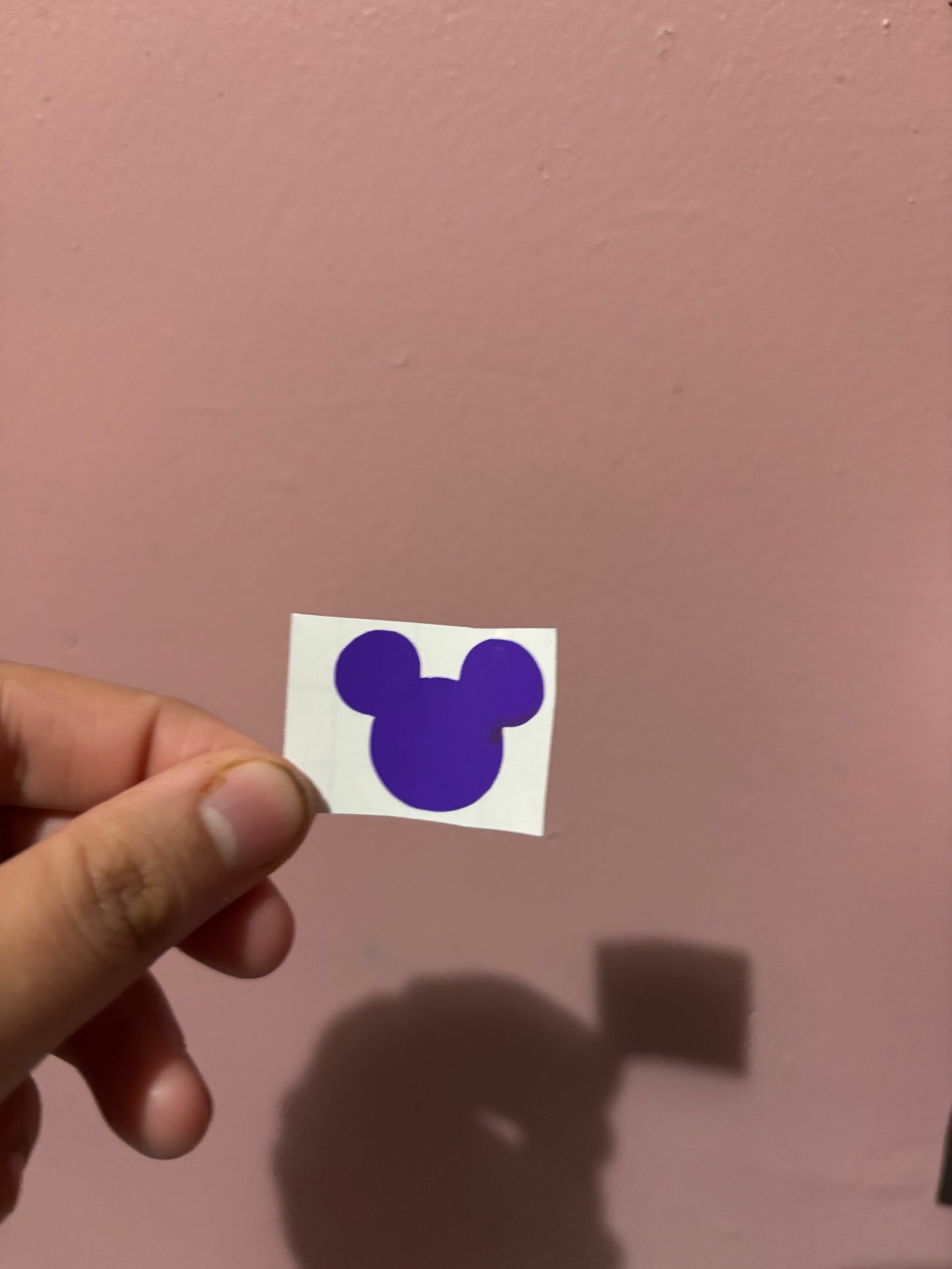 Mickey Mouse Symbol Vinyl Sheet (Small Vinyl)