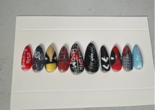 KPOP Stray Kids "Chk Chk Boom" Press On Nails