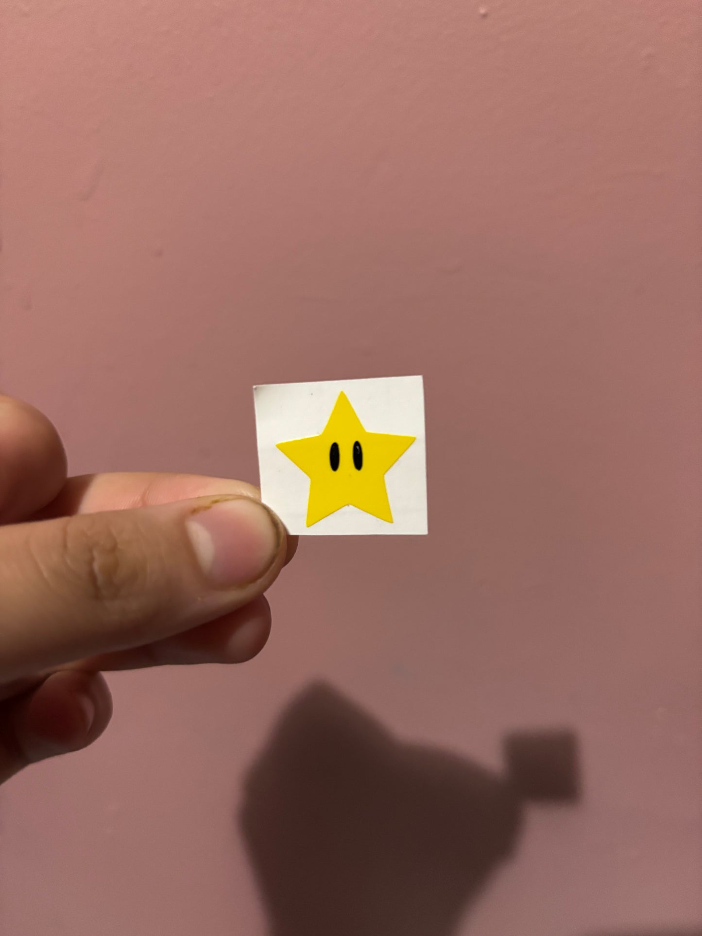 Mario Kart Gold Star Vinyl Sheet (Small Vinyl)