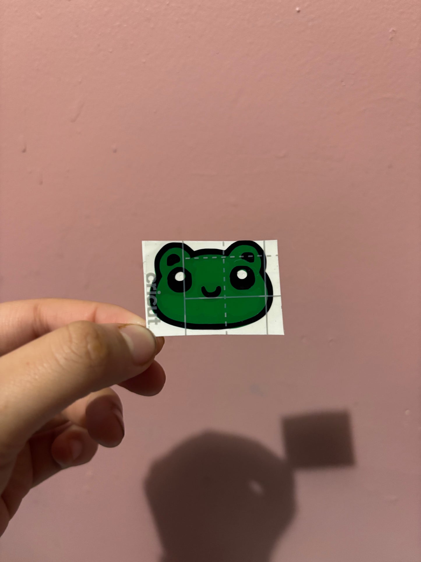 Cute Frog Vinyl Sheet (Small Vinyl)