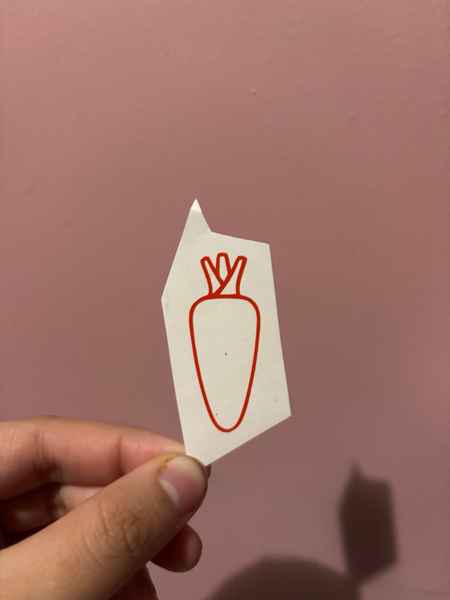 Carrot Vinyl Sheet (Small Vinyl)