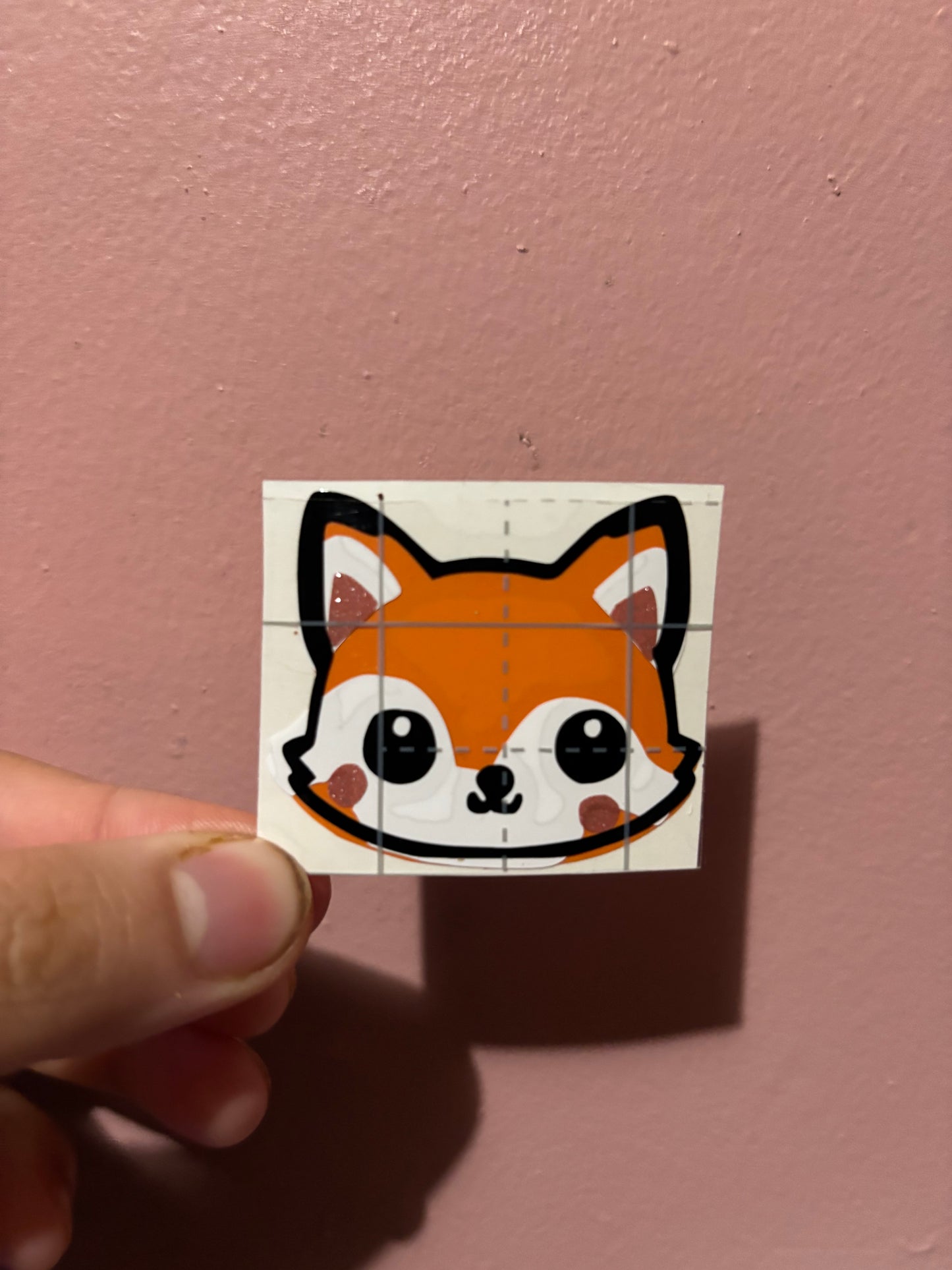 A Cute Fox Vinyl Sheet (Small Vinyl)