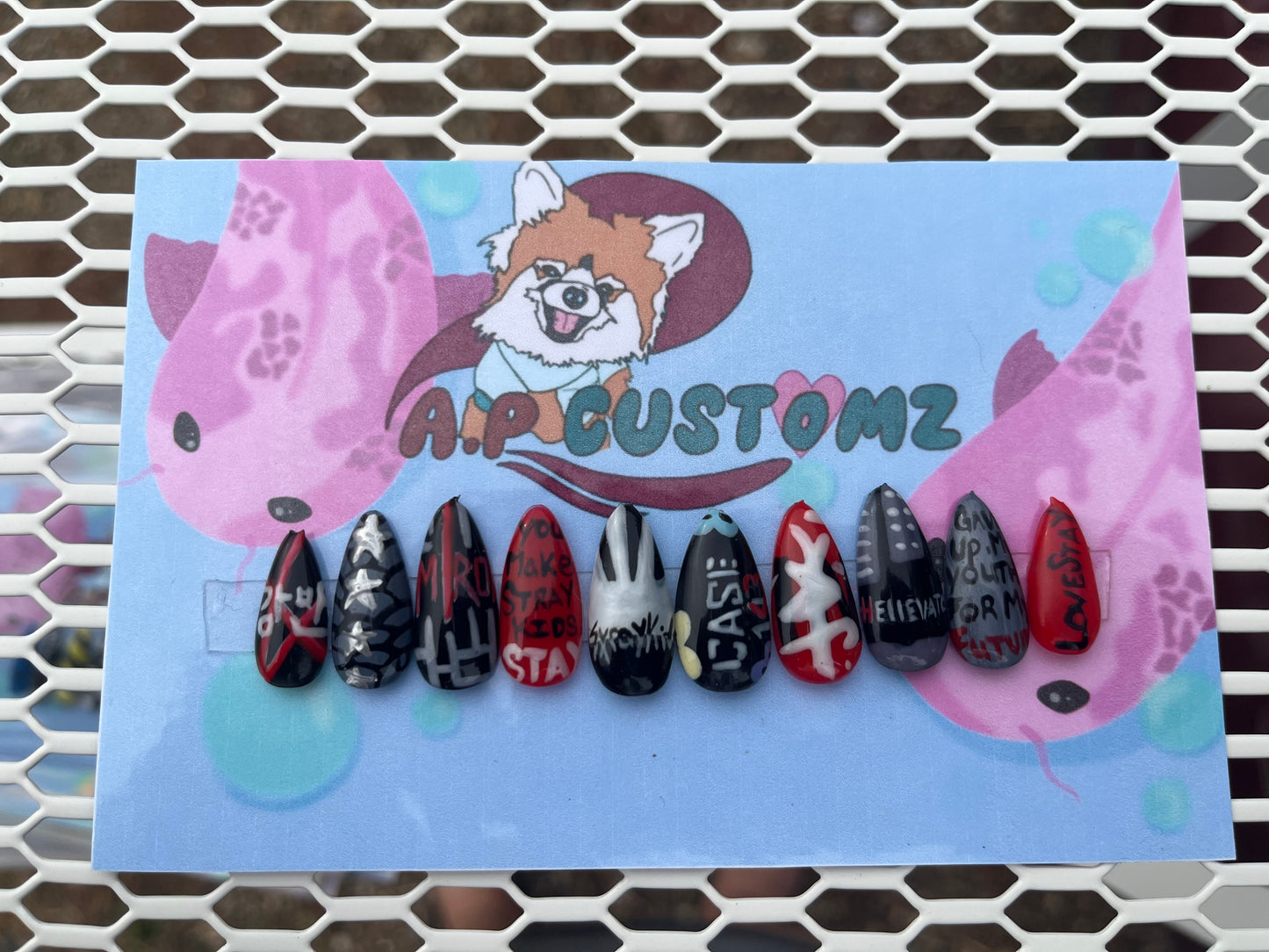 KPOP Stray Kids Press On Nails