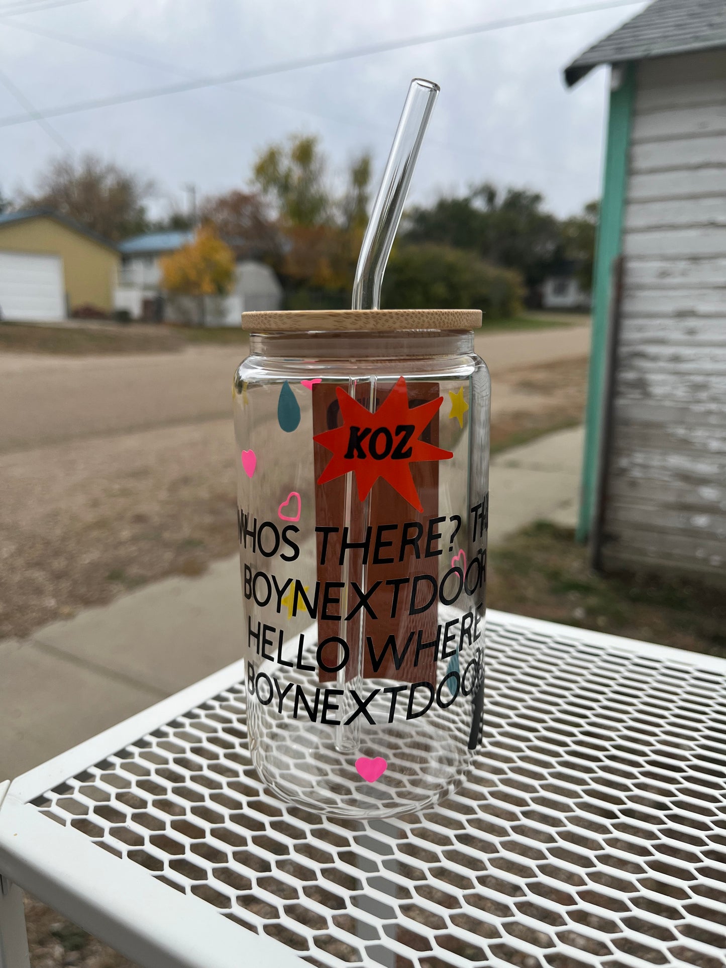 Boy Next Door Kpop Glass Cup