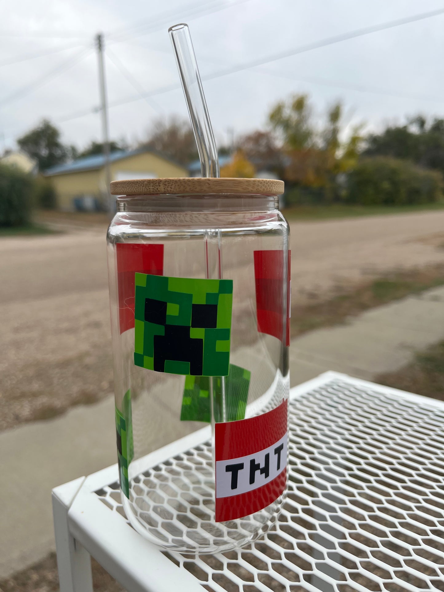 Minecraft Glass Cup