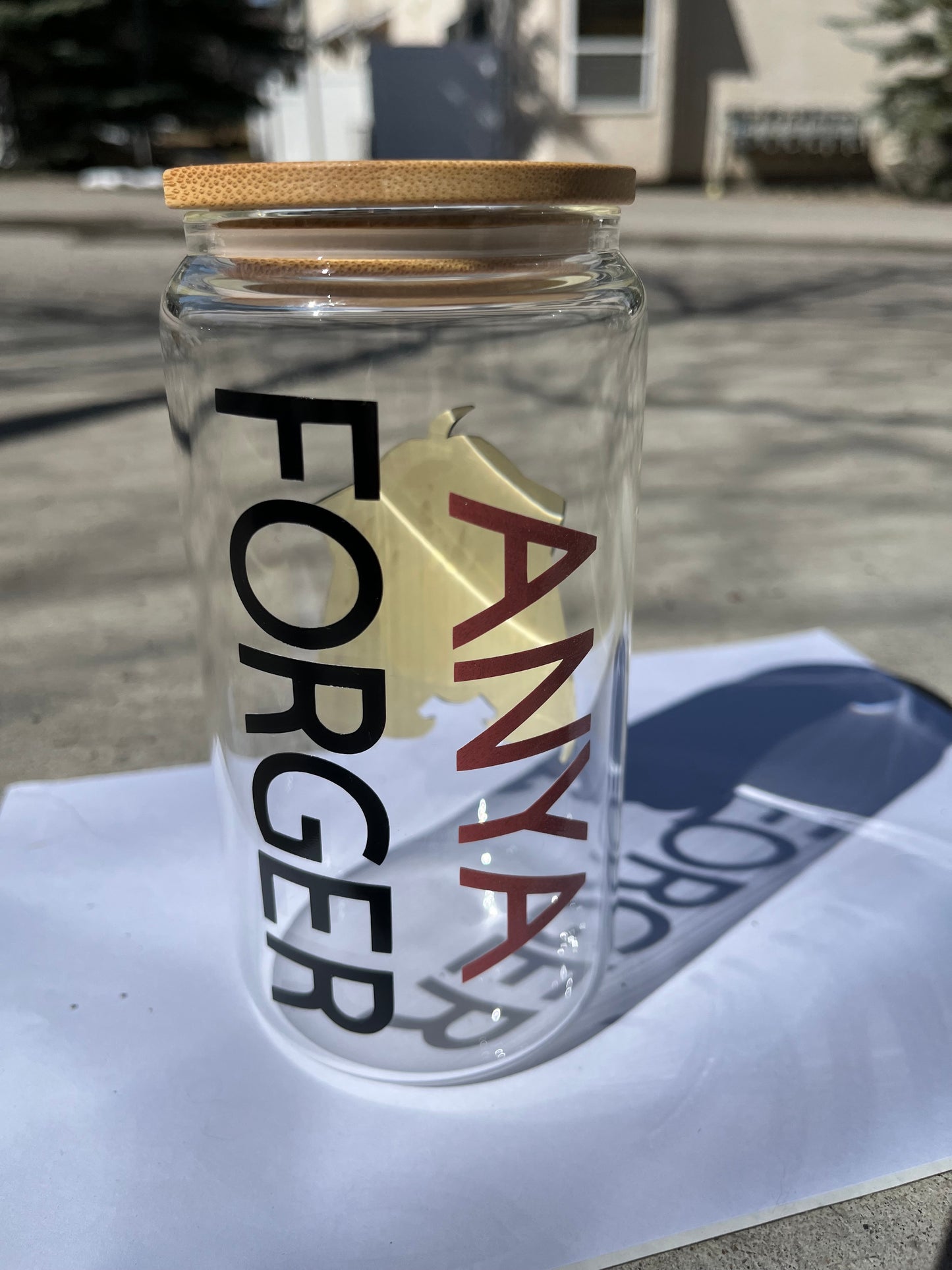 Anya Spy x Family Glass Cup