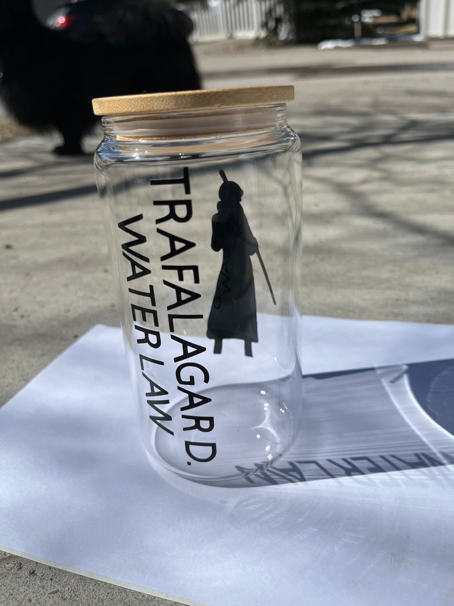 One Piece "Law" Glass Cup