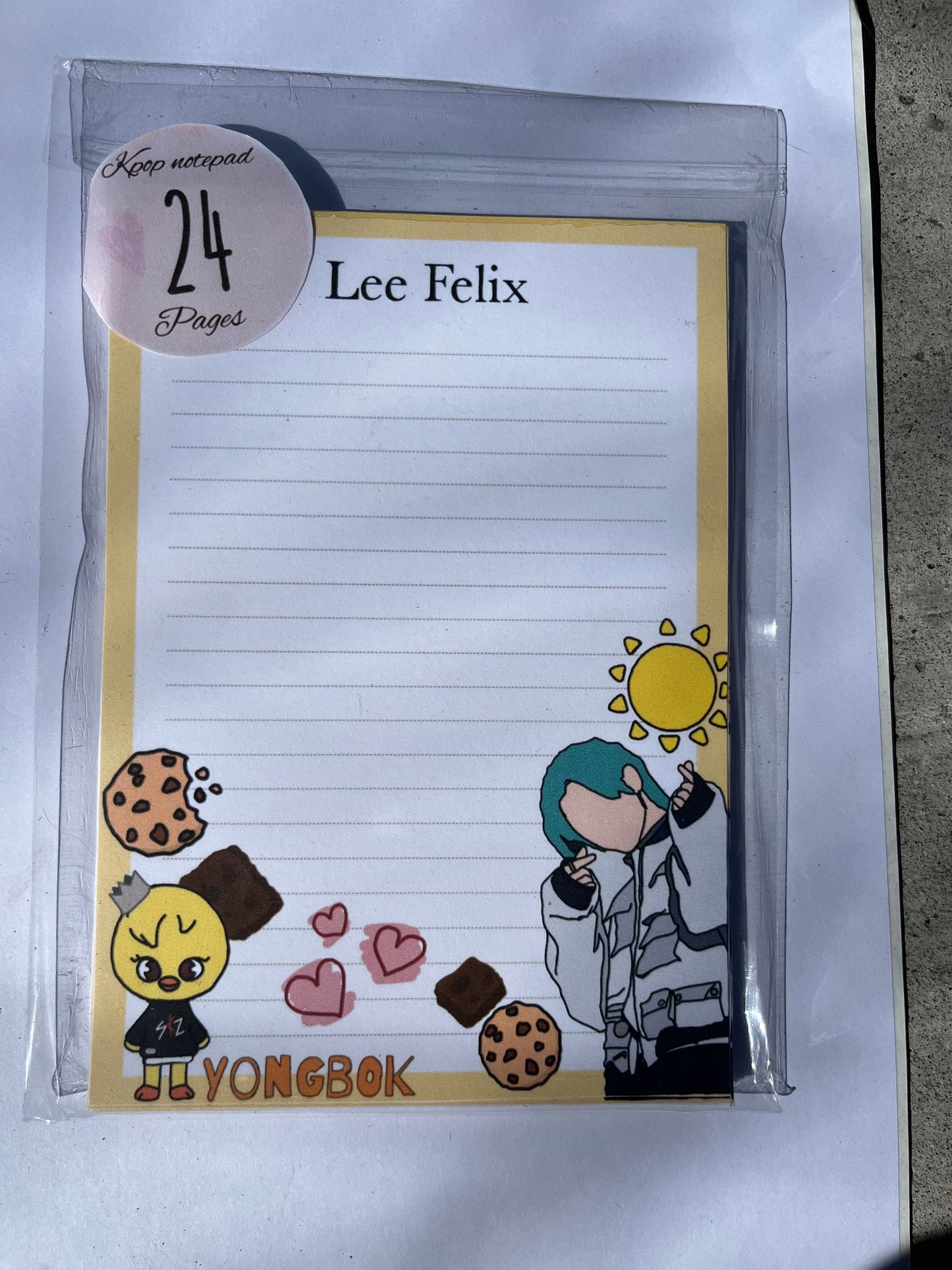 KPOP Felix Stray Kids Notepad