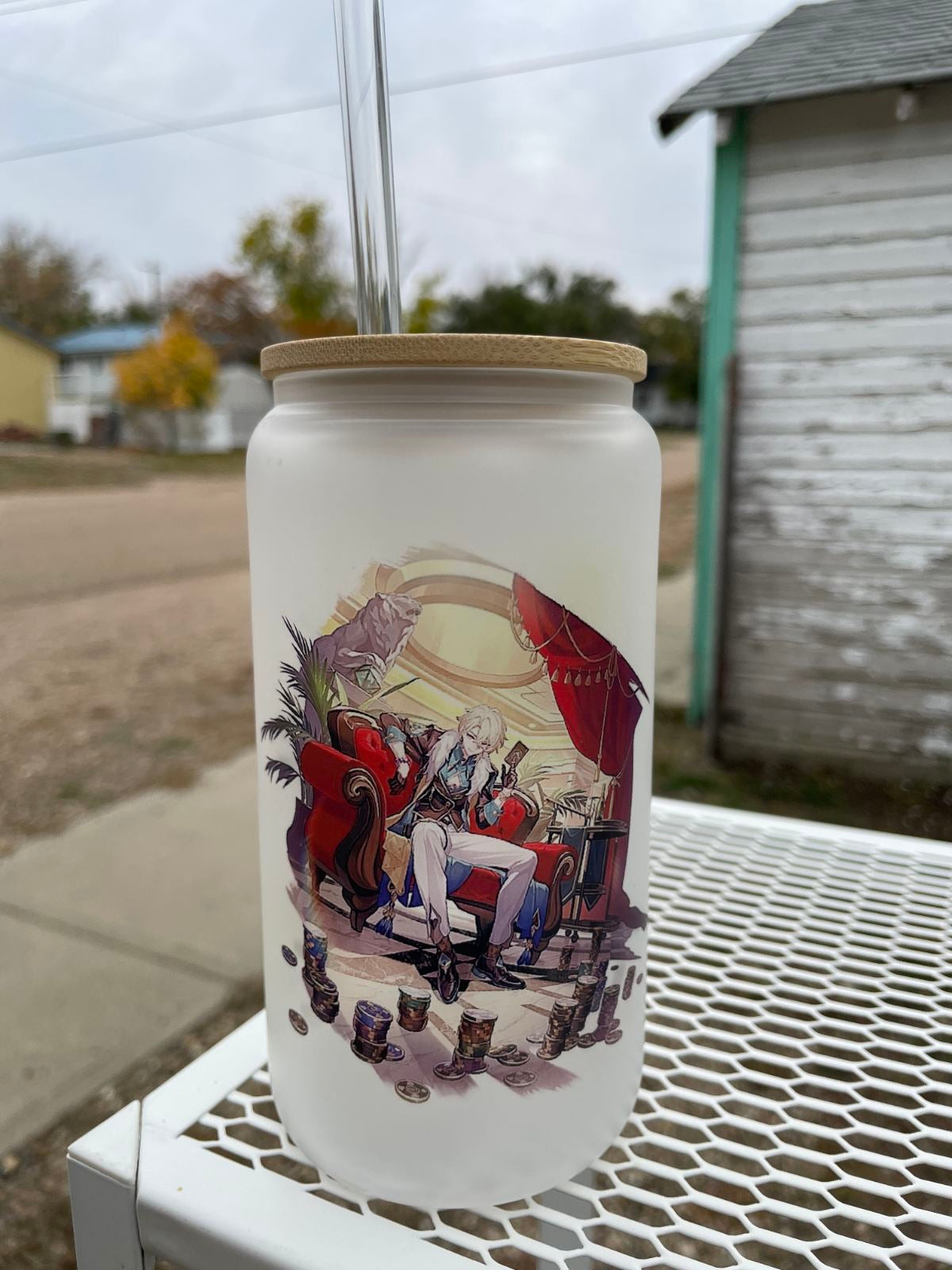 Aventurine from honkai star rail printed cups