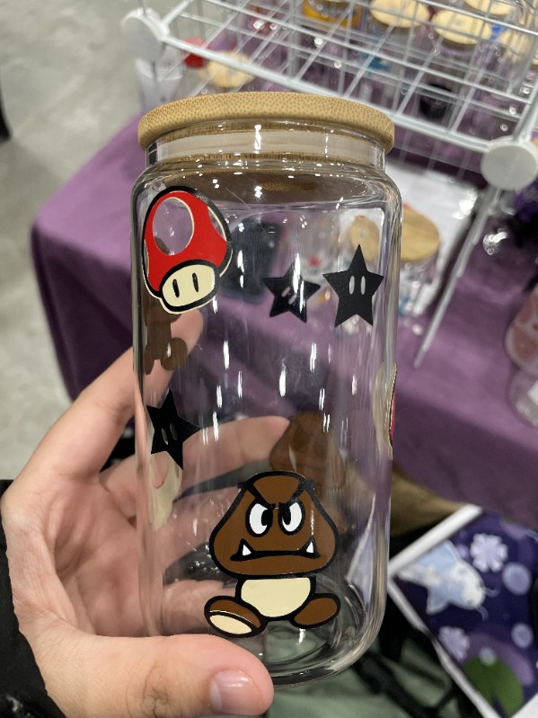 Mario Kart Glass Cup