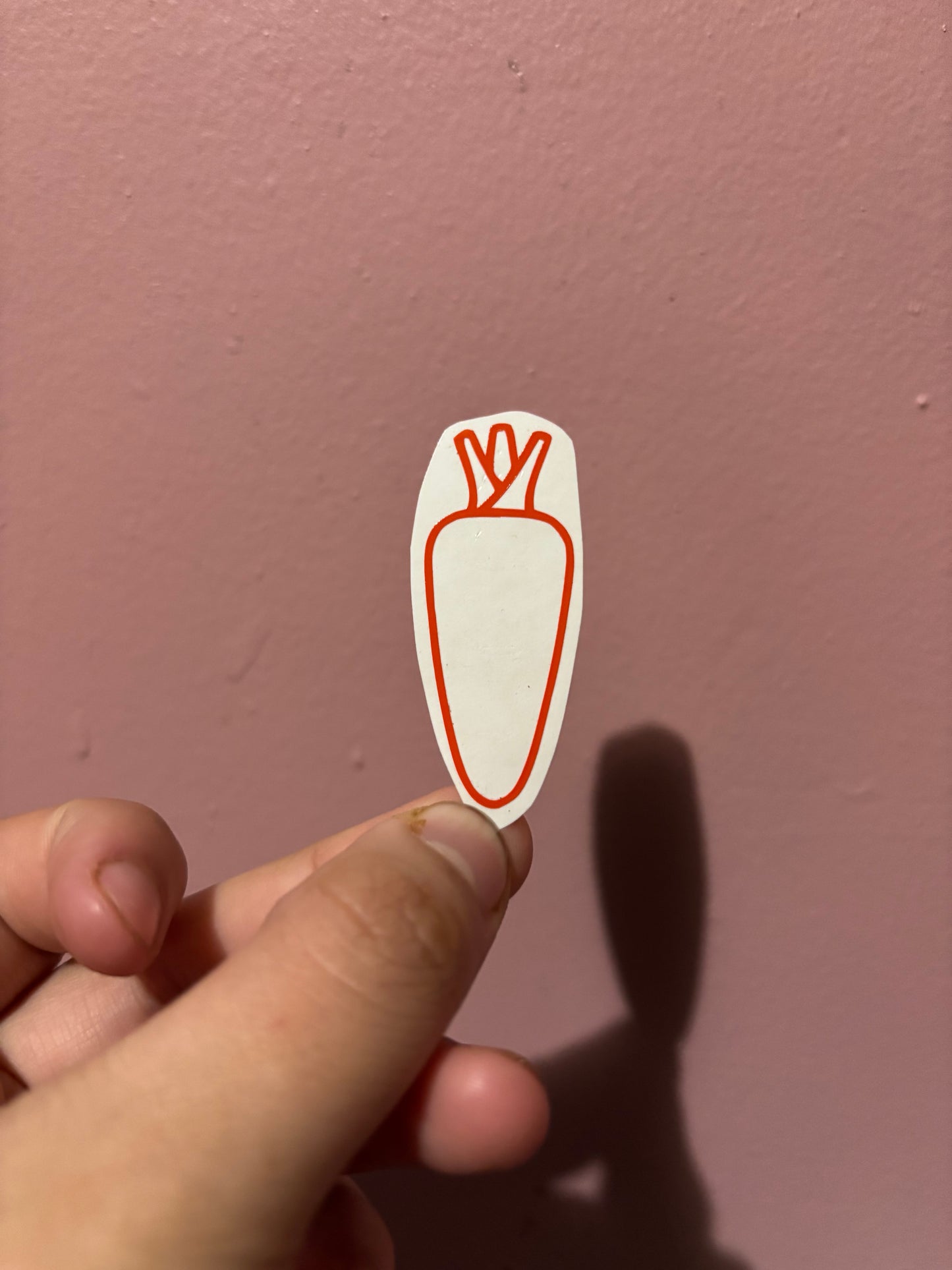 Carrot Vinyl Sheet (Small Vinyl)
