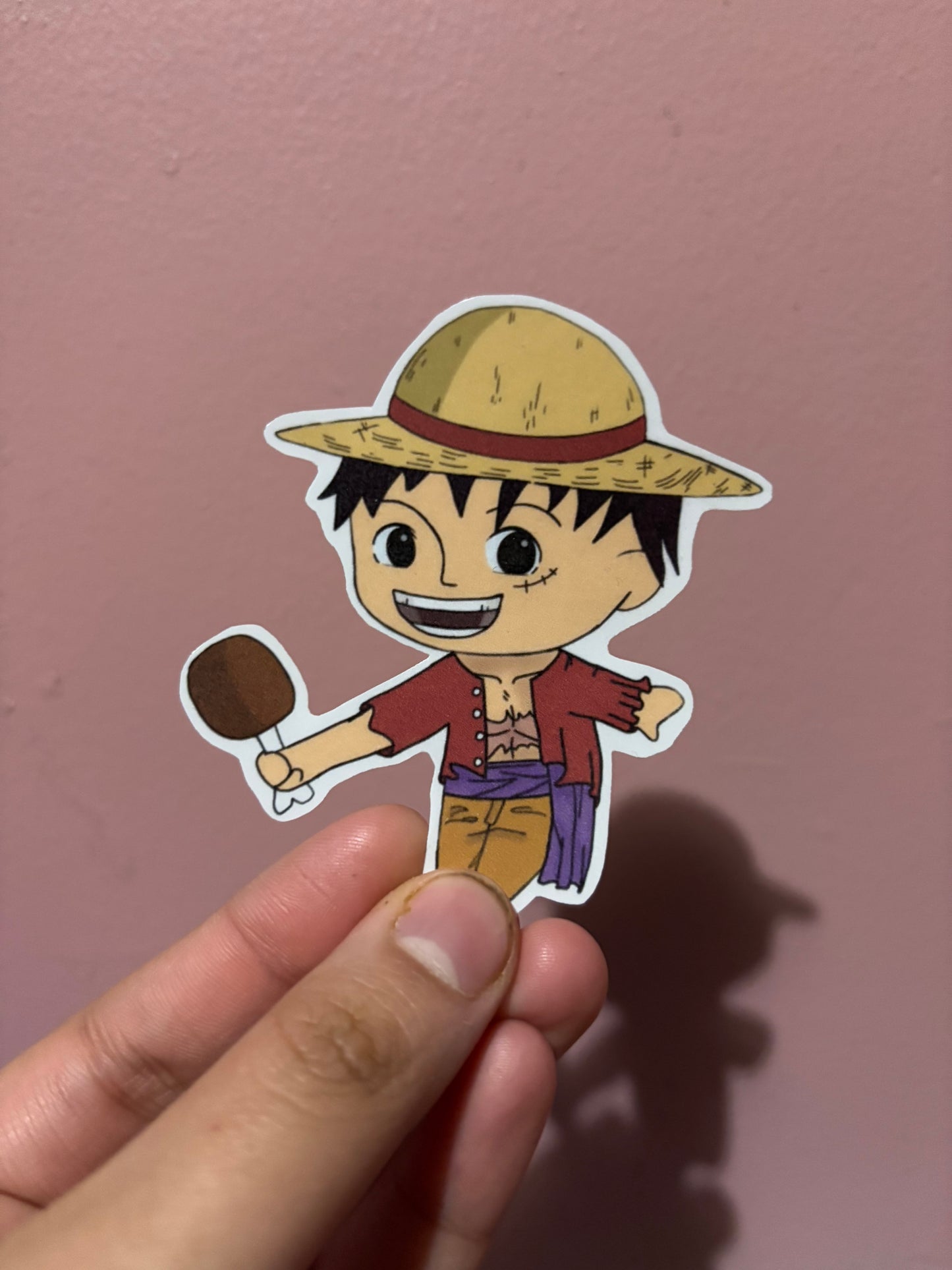 One Piece “Chibi Luffy” Sticker