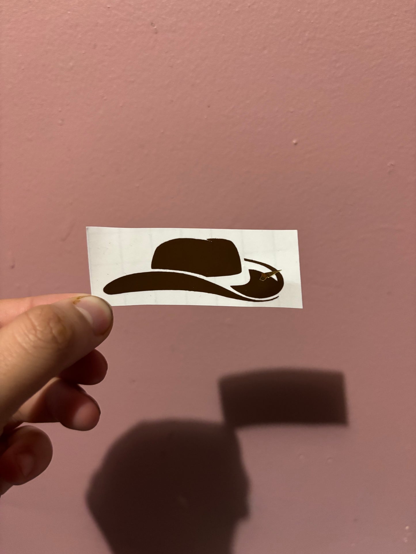 Cowboy hat Vinyl Sheet (Small Vinyl)