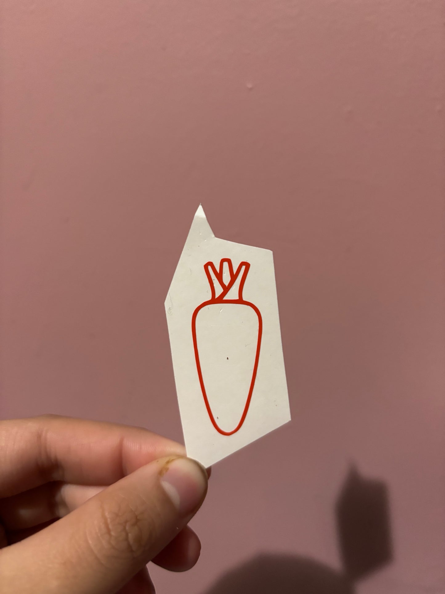 Carrot Vinyl Sheet (Small Vinyl)