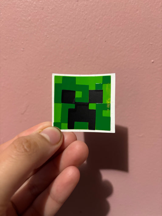 Minecraft Creeper Vinyl Sheet (Small Vinyl)