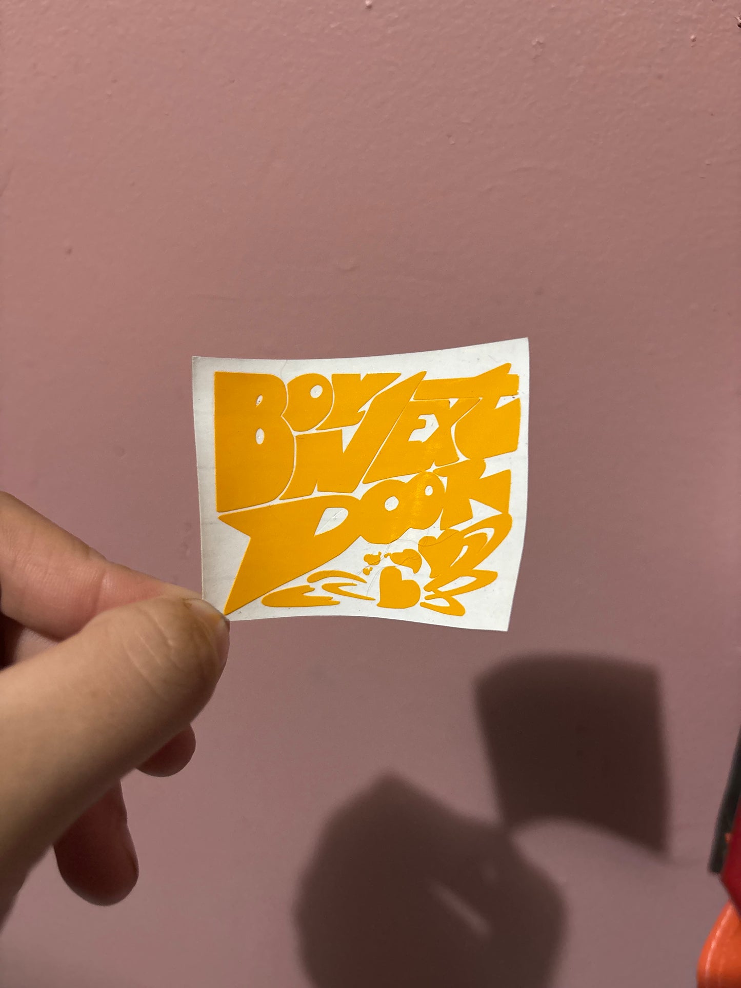 Boy Next Door KPOP Logo Vinyl Sheet (Small Vinyl)