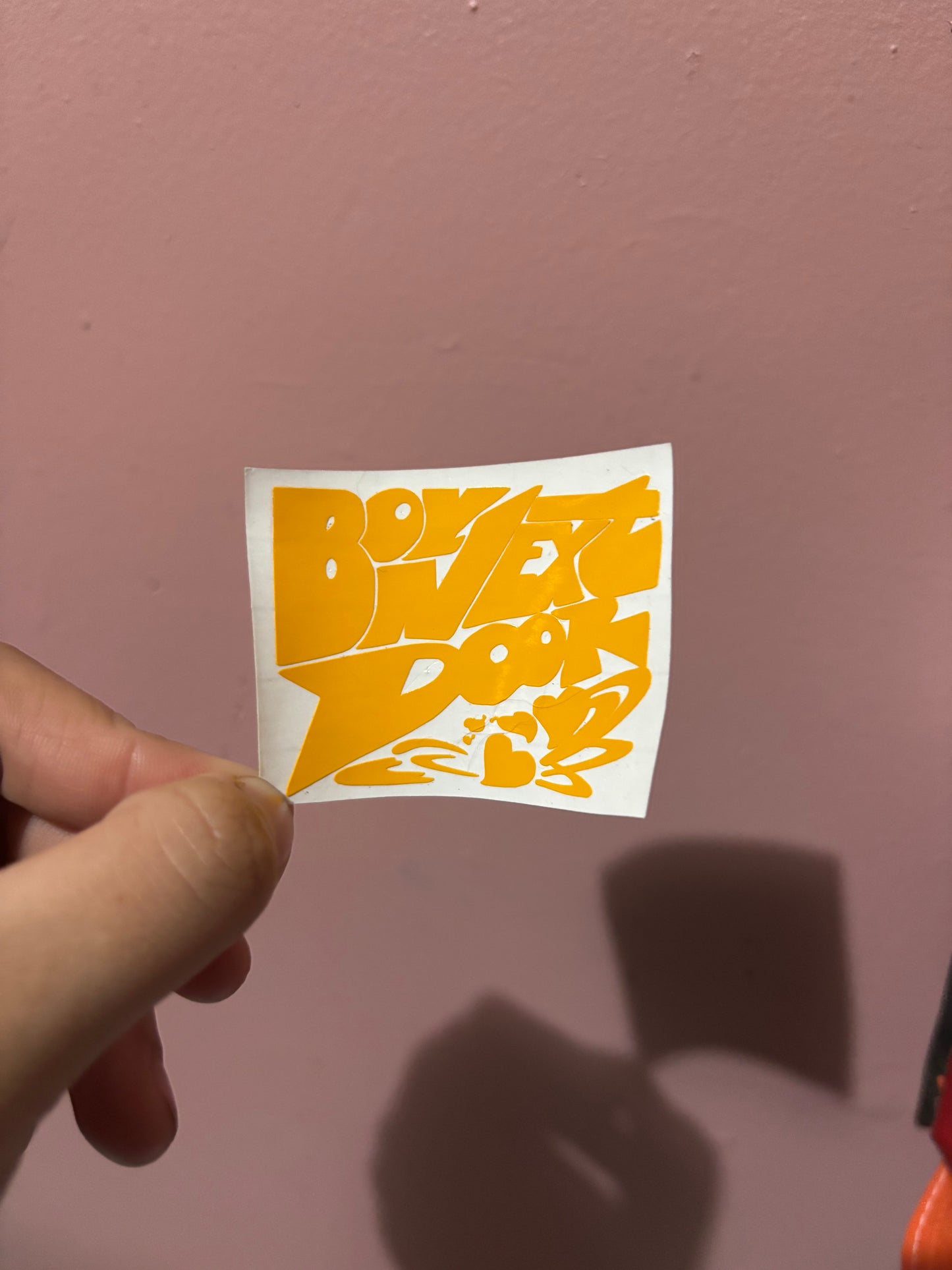 Boy Next Door KPOP Logo Vinyl Sheet (Small Vinyl)