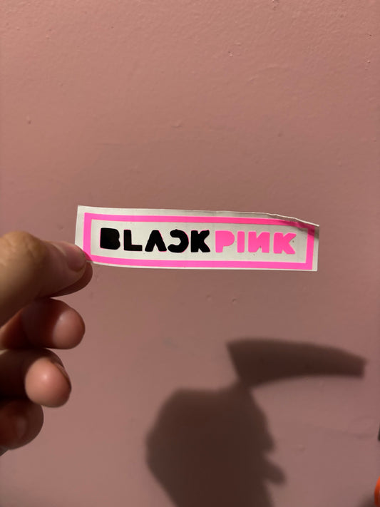 BlackPink KPOP LOGO Vinyl Sheet (Small Vinyl)