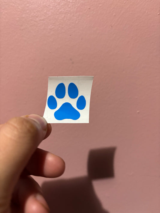 Paw print Vinyl Sheet (Small Vinyl)