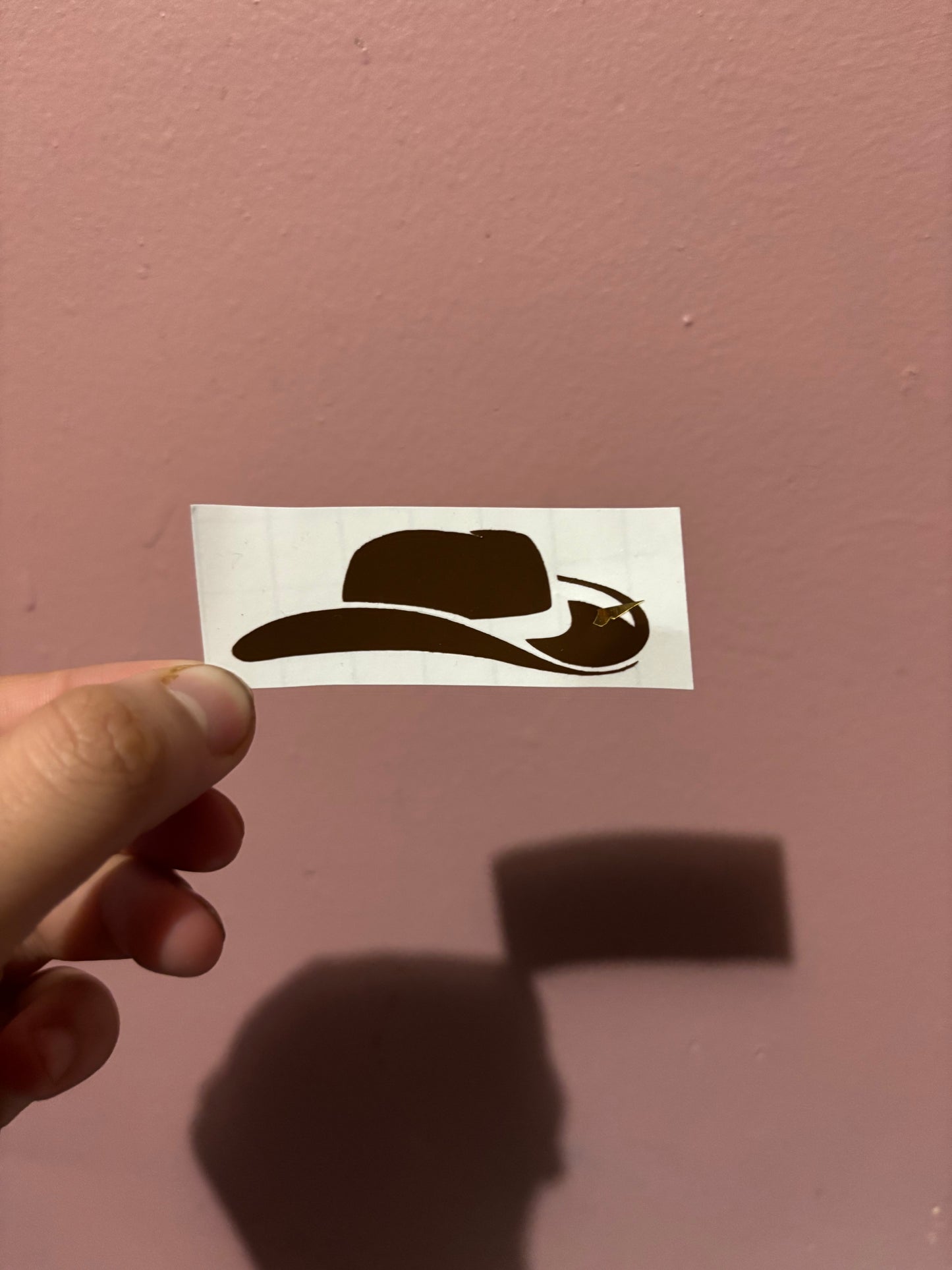 Cowboy hat Vinyl Sheet (Small Vinyl)