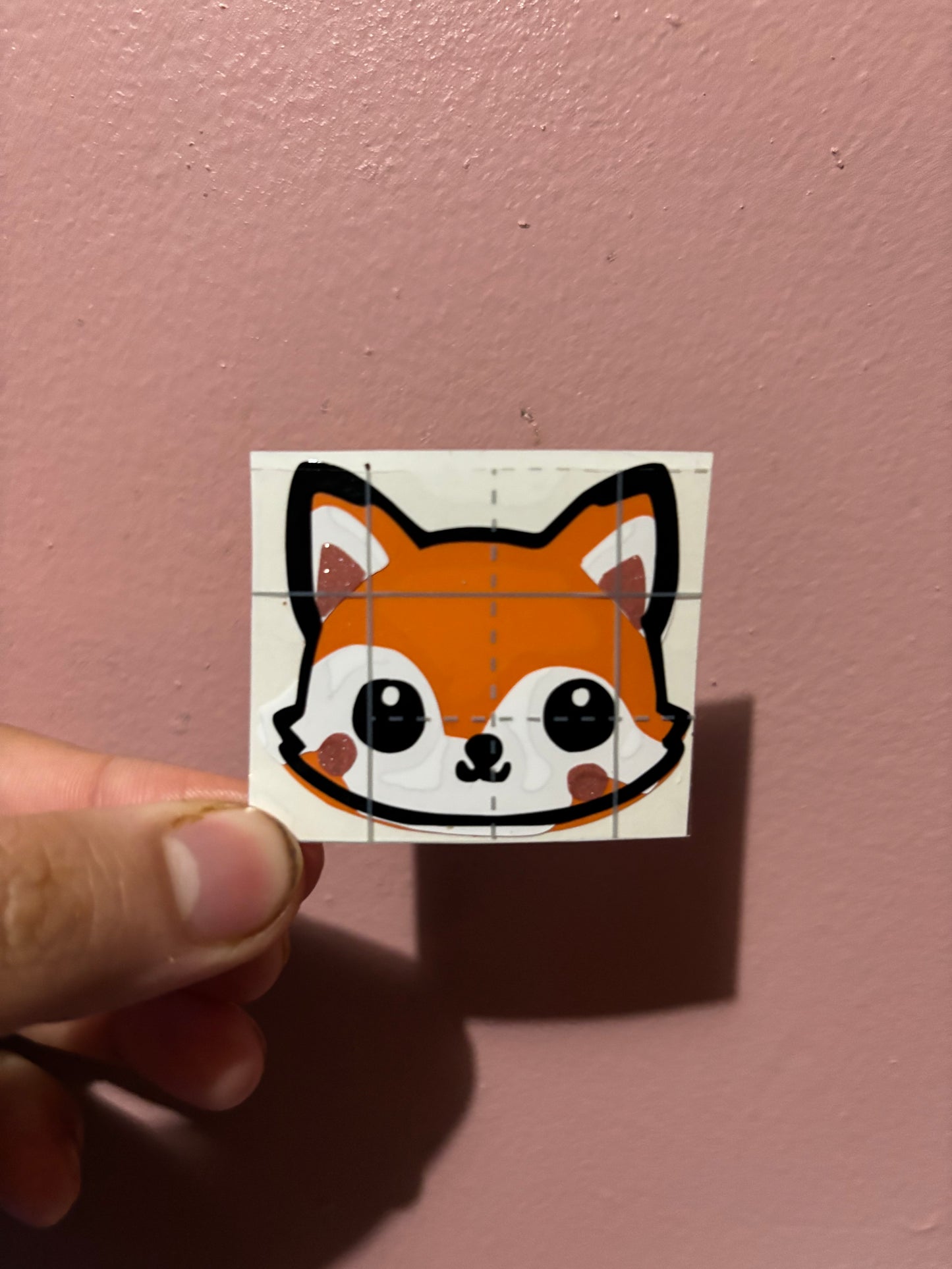 A Cute Fox Vinyl Sheet (Small Vinyl)