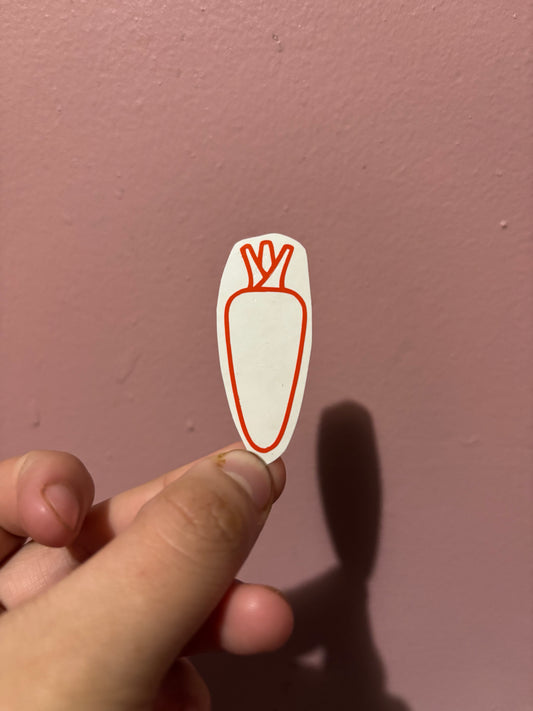 Carrot Vinyl Sheet (Small Vinyl)