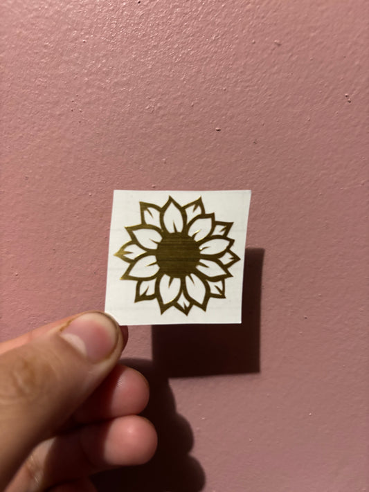 Gold Flower Vinyl Sheet (Small Vinyl)