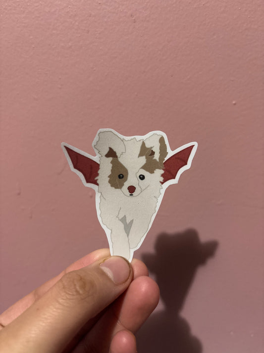 Dog Dressed As Final Fantasy Moogle