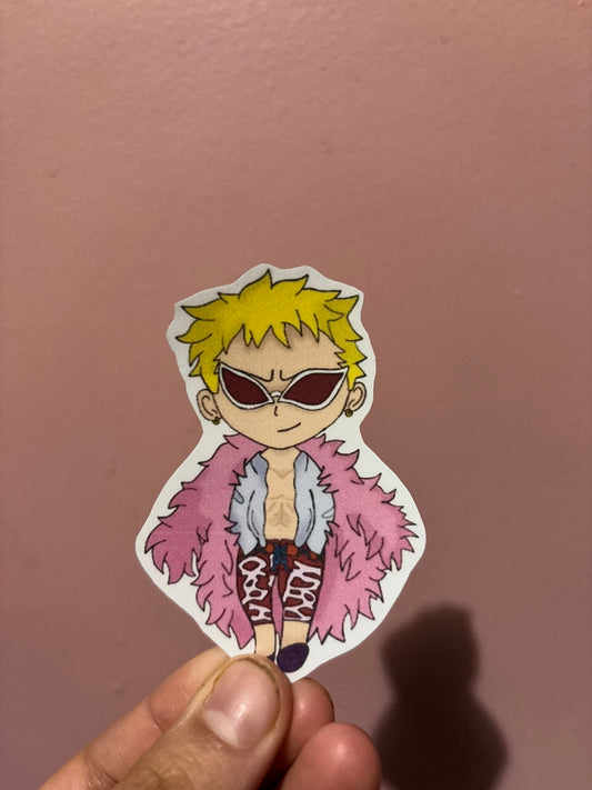 One Piece “Dol Flamingo” Sticker