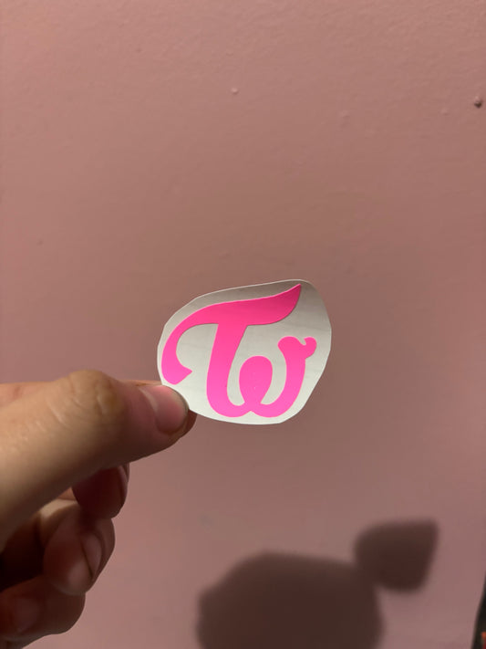 Twice KPOP LOGO Vinyl Sheet (Small Vinyl)