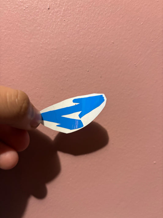 Blue arrow Vinyl Sheet (Small Vinyl)