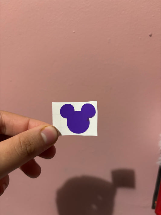 Mickey Mouse Symbol Vinyl Sheet (Small Vinyl)