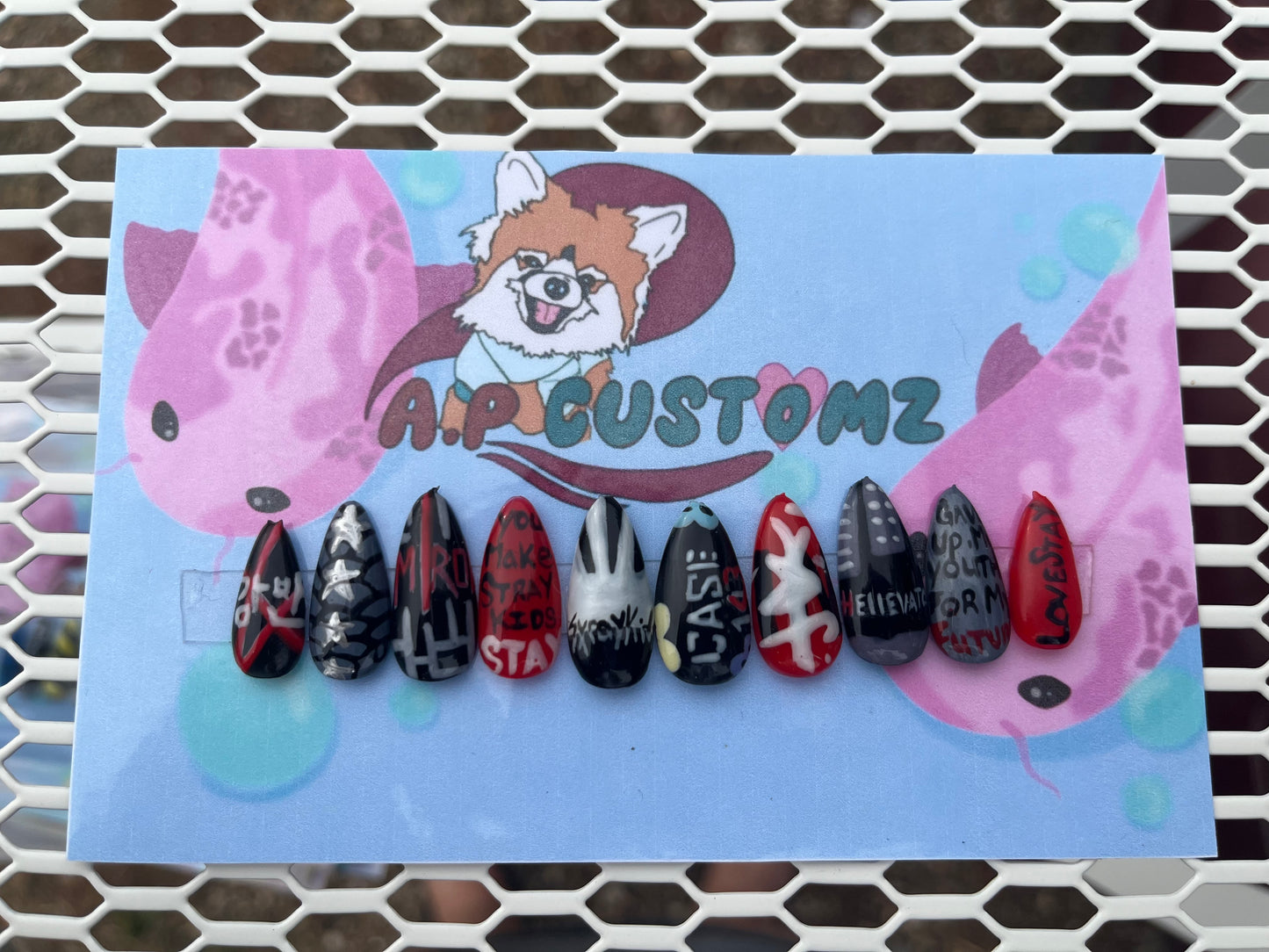 KPOP Stray Kids Press On Nails