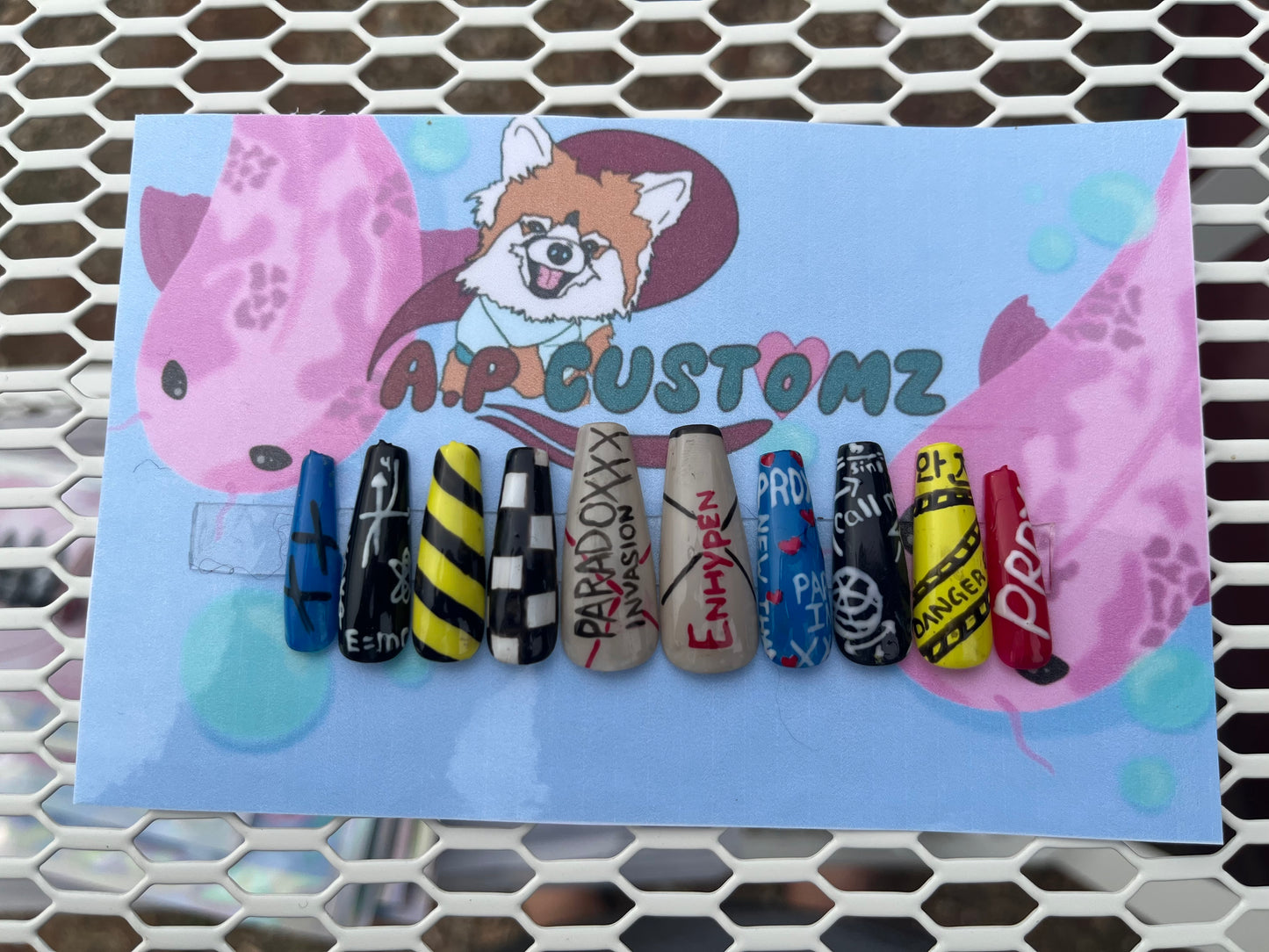 KPOP Enhypen "Paradoxx Invasion" Press On Nails