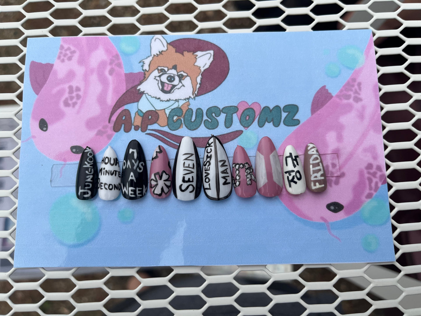 KPOP Jungkook "Seven" Press On Nails