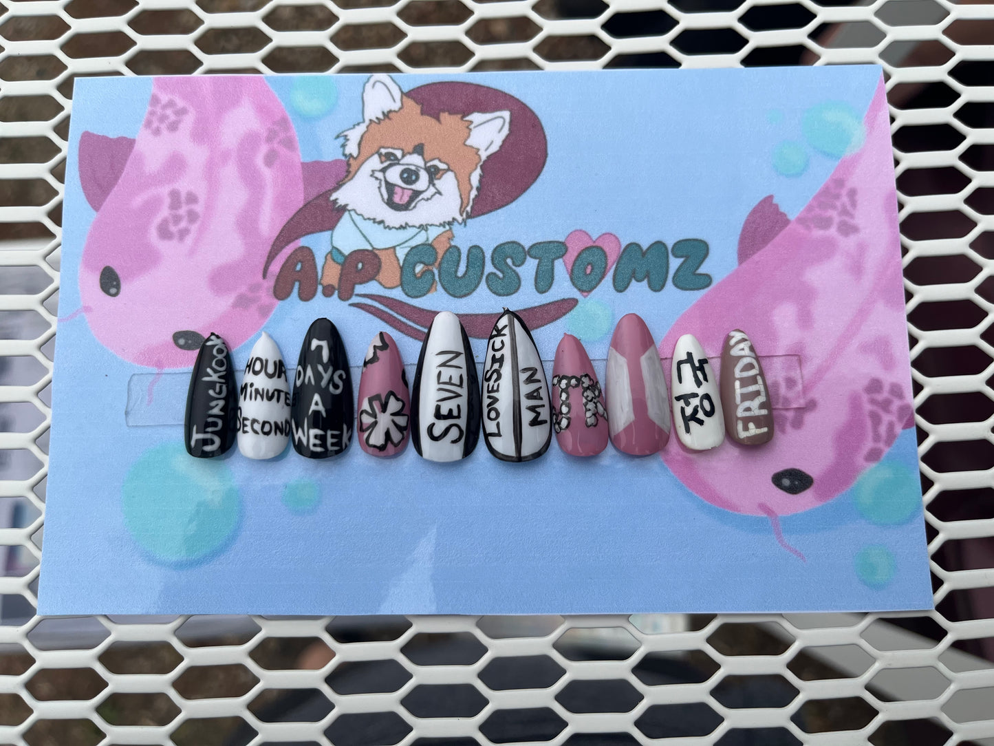 KPOP Jungkook "Seven" Press On Nails