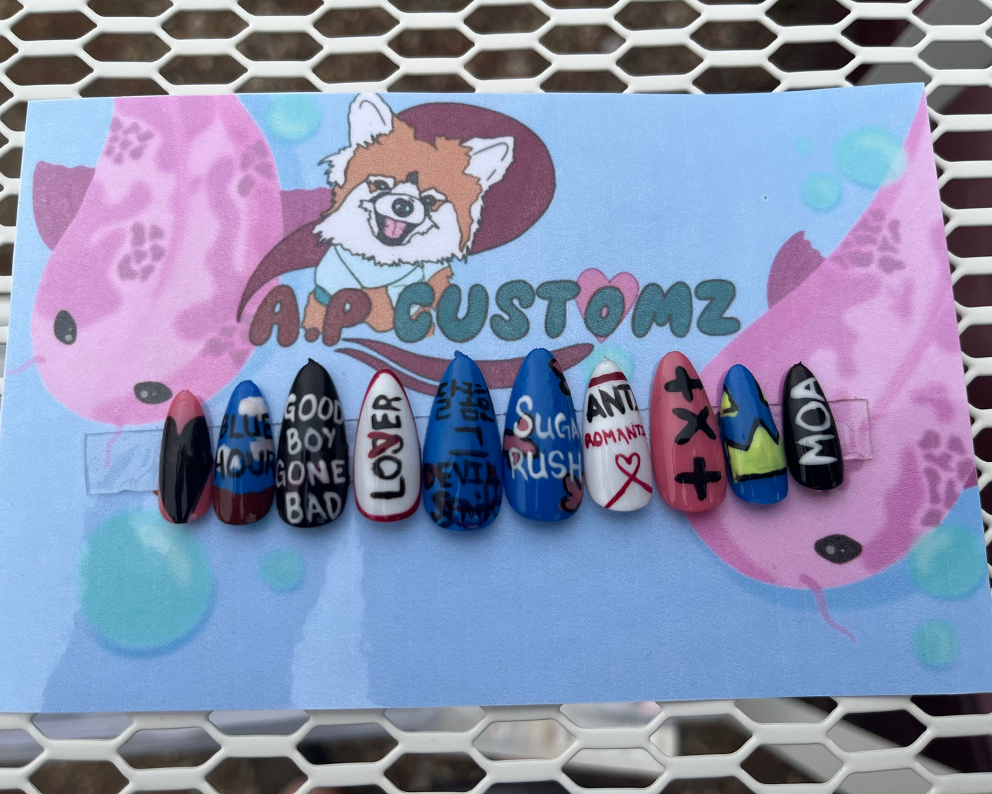 KPOP TXT Press On Nails
