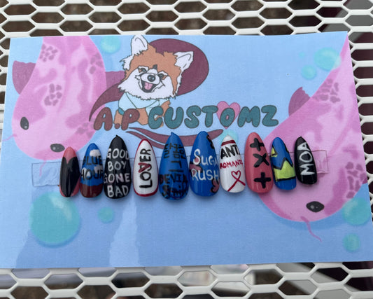 KPOP TXT Press On Nails