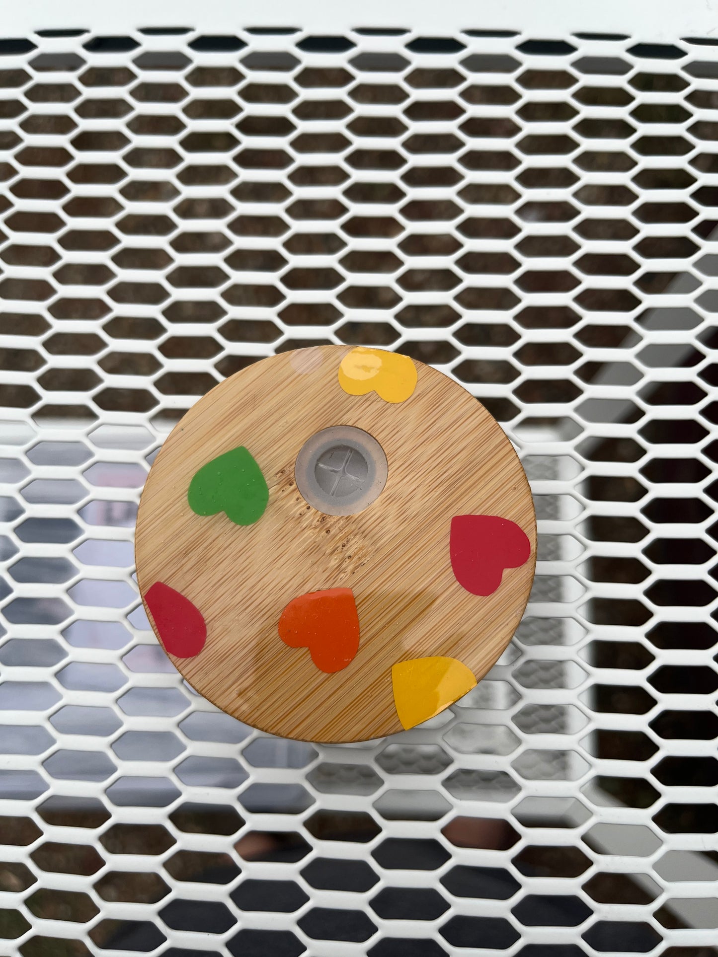 Resin Custom Hearts Lid