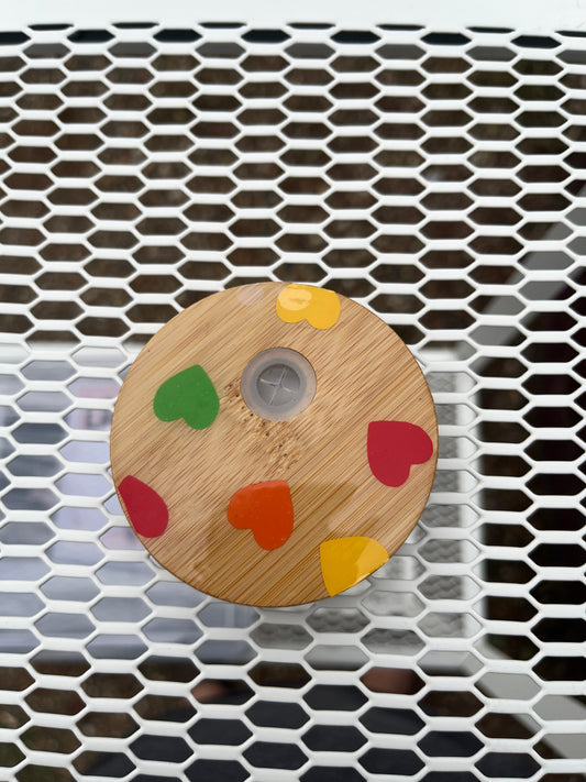 Resin Custom Hearts Lid