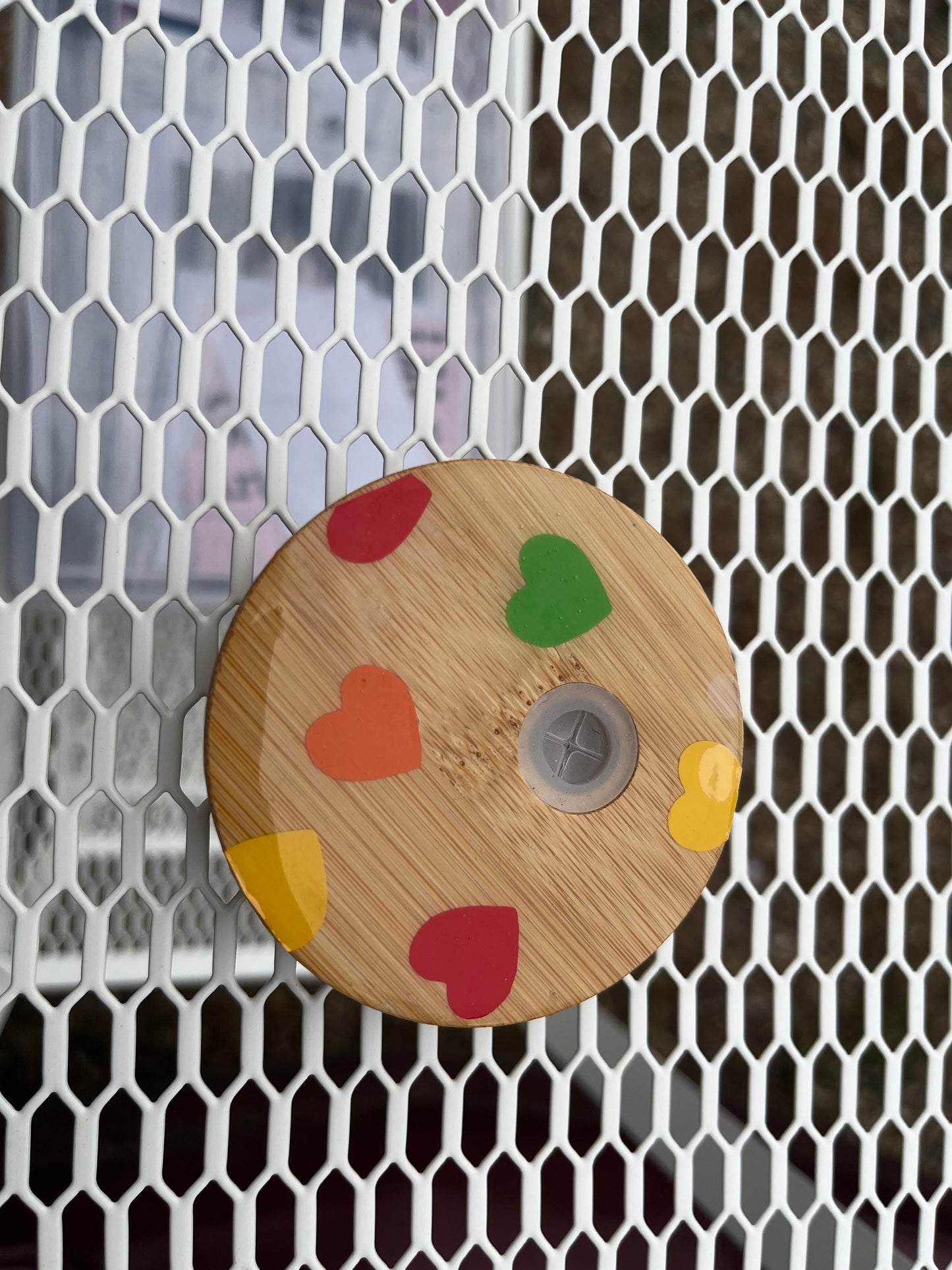 Resin Custom Hearts Lid