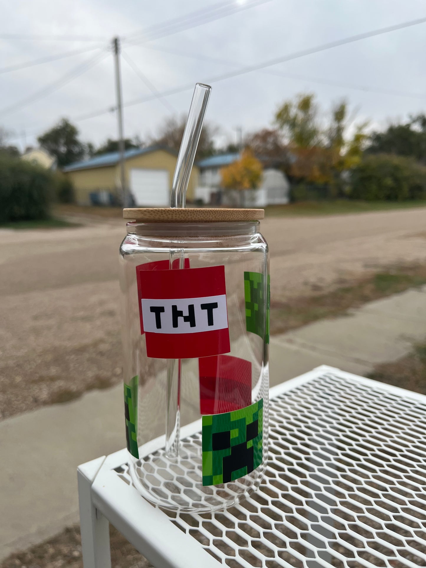Minecraft Glass Cup