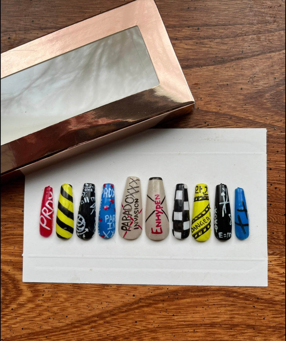 KPOP Enhypen "Paradoxx Invasion" Press On Nails