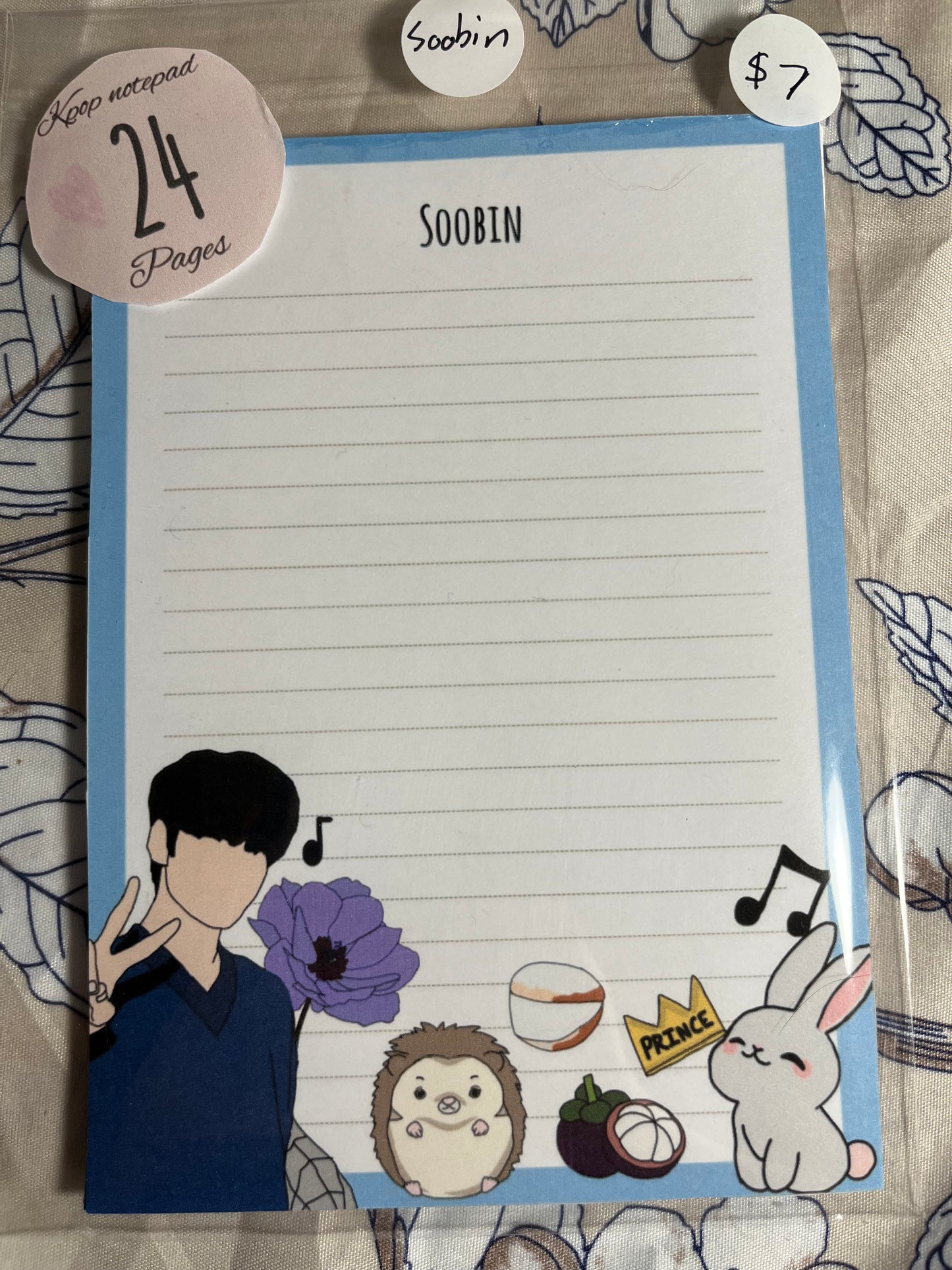 KPOP Soobin TXT Notepad