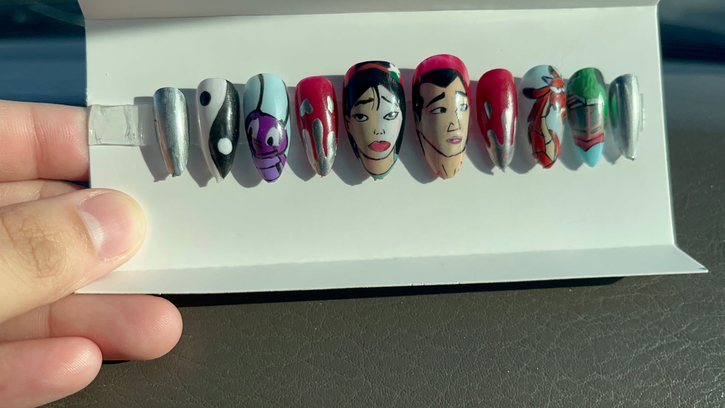 Mulan Press On Nails