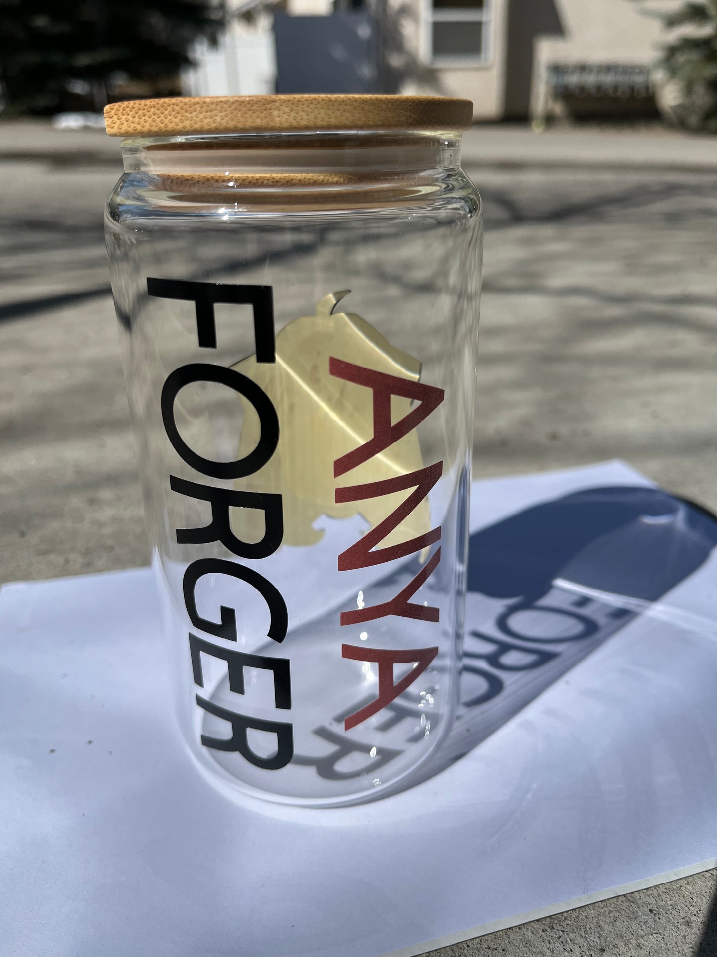 Anya Spy x Family Glass Cup