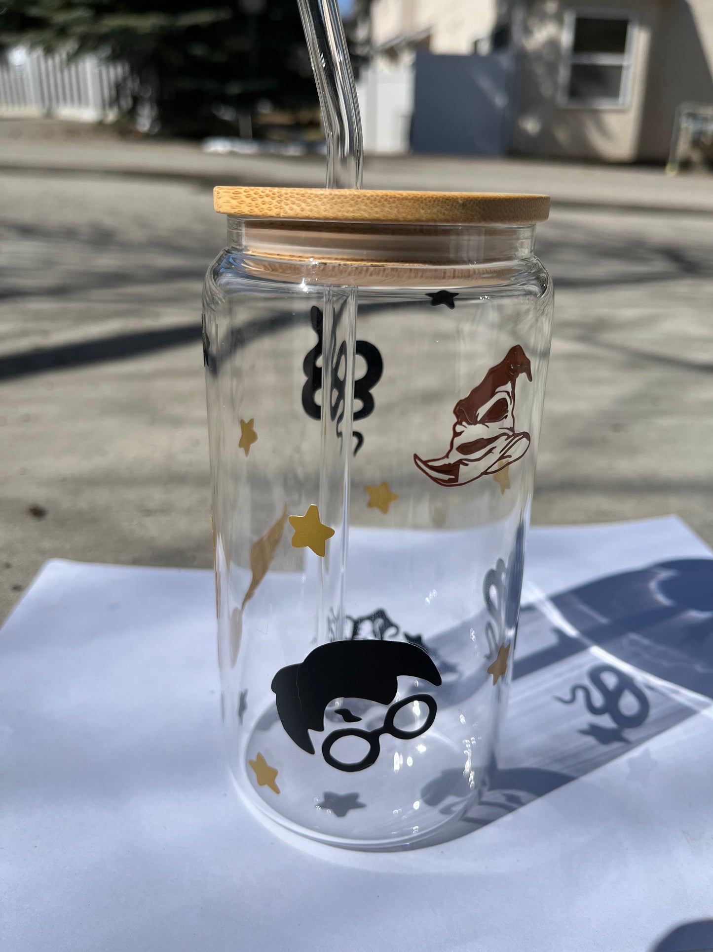 Harry Potter Glass Cup