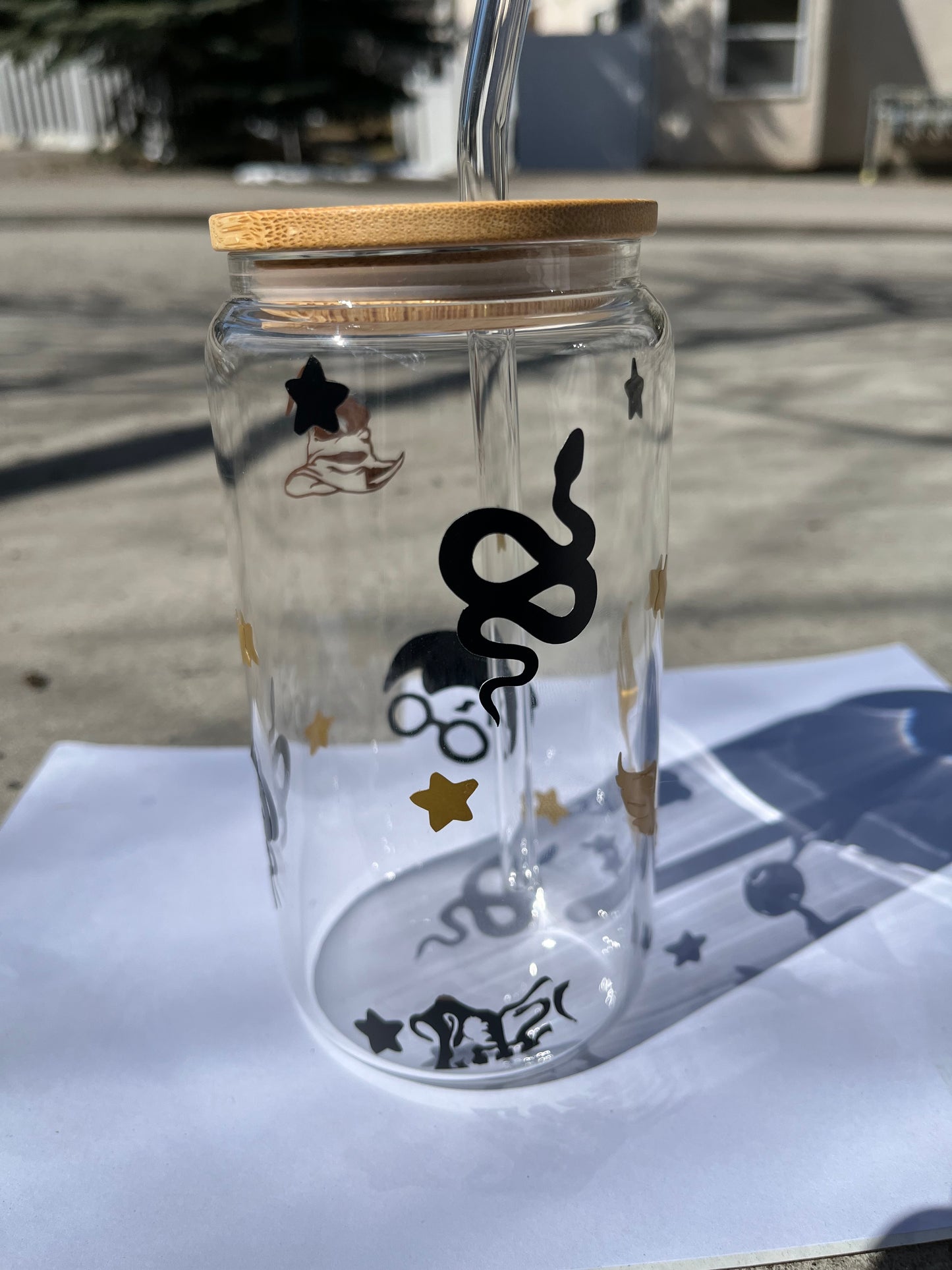 Harry Potter Glass Cup