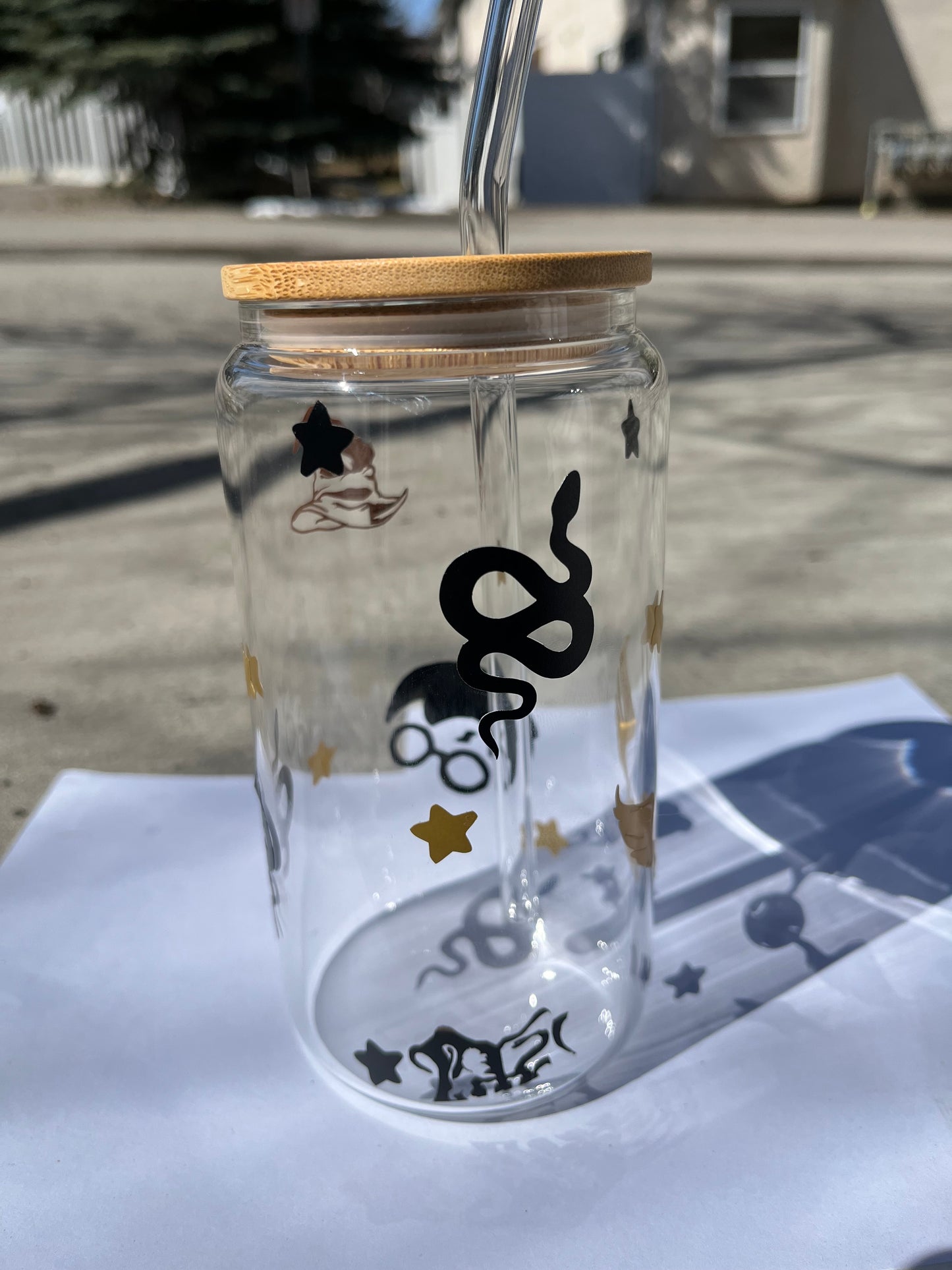 Harry Potter Glass Cup